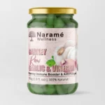 Narame Wellness® Garney Immune Booster & Anti-Fungal supplement bottle with a natural and organic label, designed to support immune health, fight infections, and promote overall well-being with a blend of powerful ingredients.